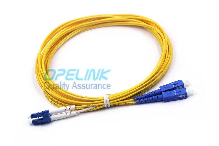 LC-Sc/Sc-LC 2.0mm Fiber Cable Sm Simplex 9/125 Fiber Optic Patchcord