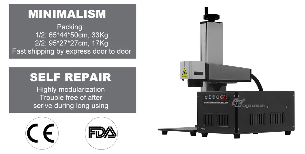Automatically Laser Numbering Machinery for Metal PCB Plastic