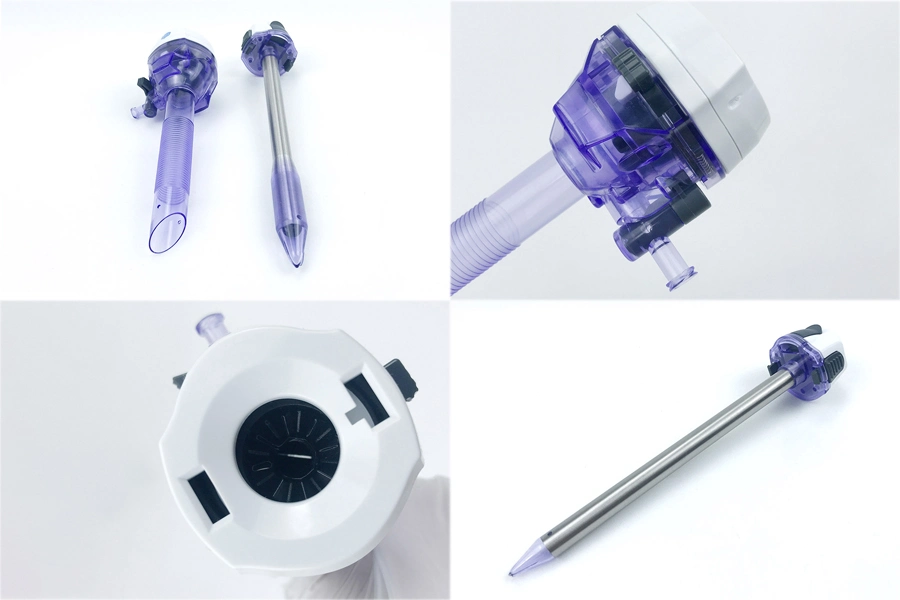 Detachable Disposable Atraumatic Laproscopic Trocar with Cannula and Obturator