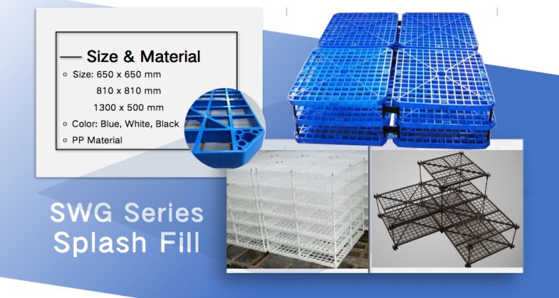 PVC Splash Fill Grid Fills, Specially Designed for Industrial Purpose Cooling Towers