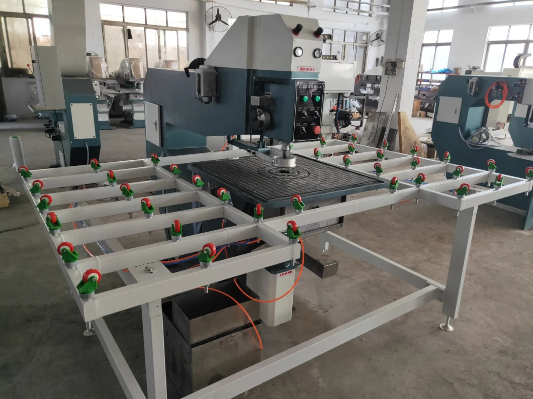 Single-Arm Special-Shaped Edging Machine for Glass Table Platform Making