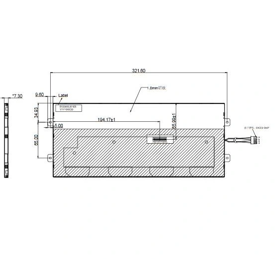 12.3 Inch TFT Screen with High Resolution High Brightness HDMI Driver Board