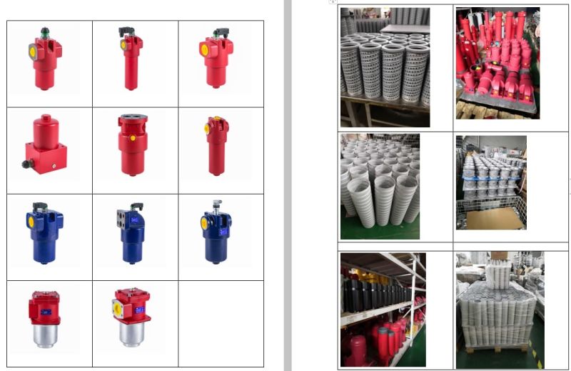 Hydraulic Filter for Hydraulic System of Excavator