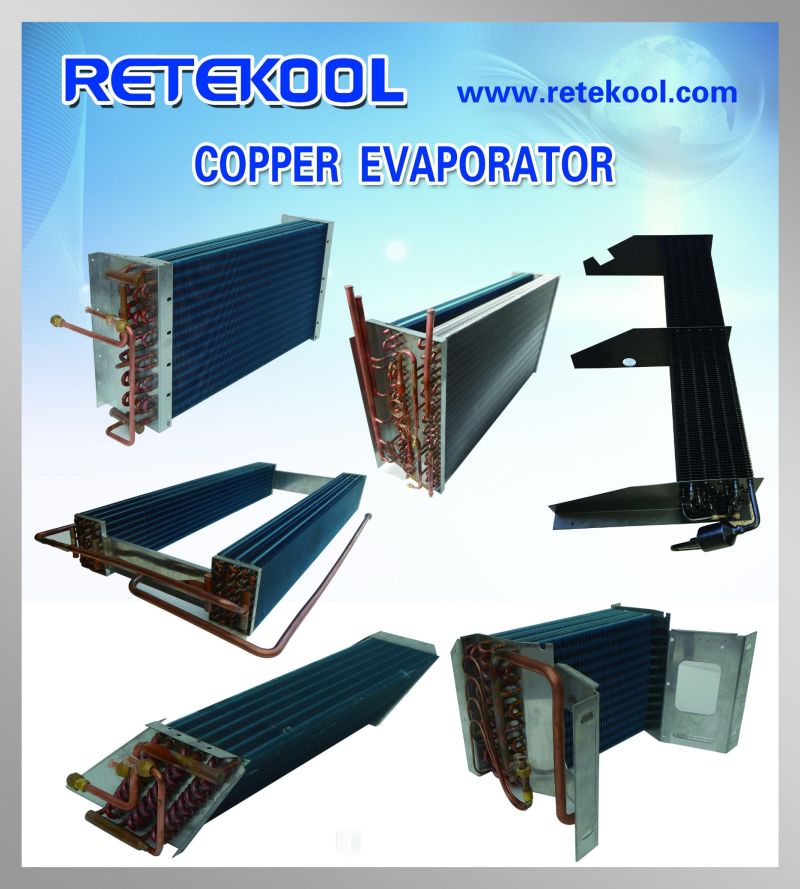 Customized Copper Tube Fin Type Heat Exchanger