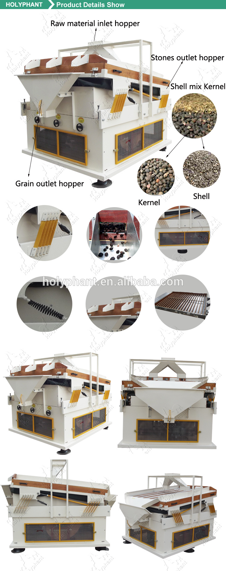 Palm Kernel Shell Separator for Sale Palm Kernel Almond Shell Separator Apricot Kernels Shell