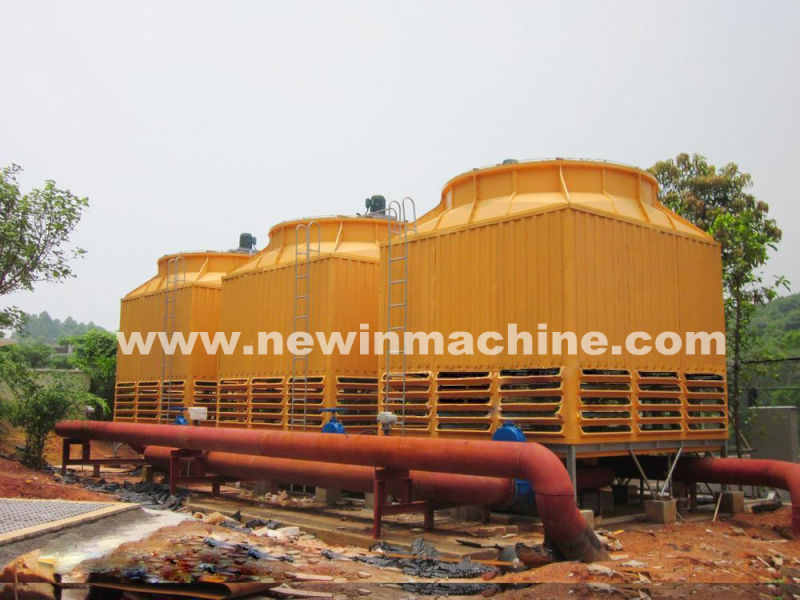 FRP Industrial Cooling Tower / GRP Square Counter Flow Cooling Tower