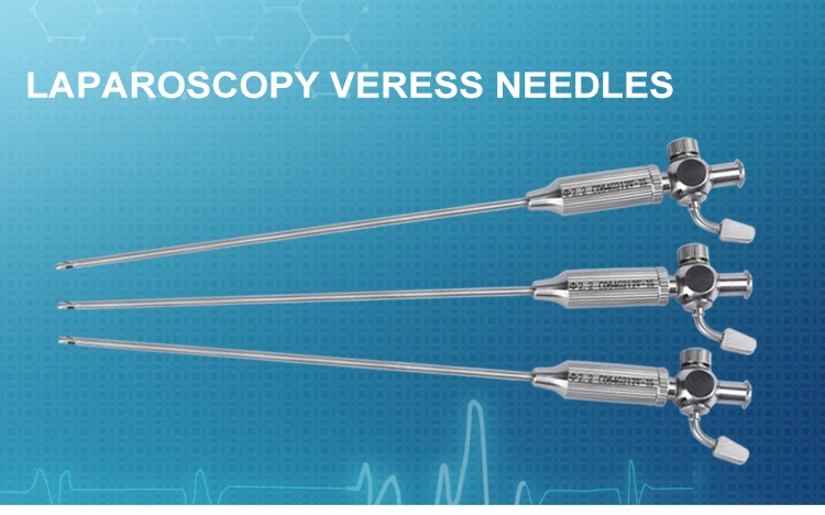 Medical Reusable Laparoscopic Endoscopy Insufflator Veress Needle
