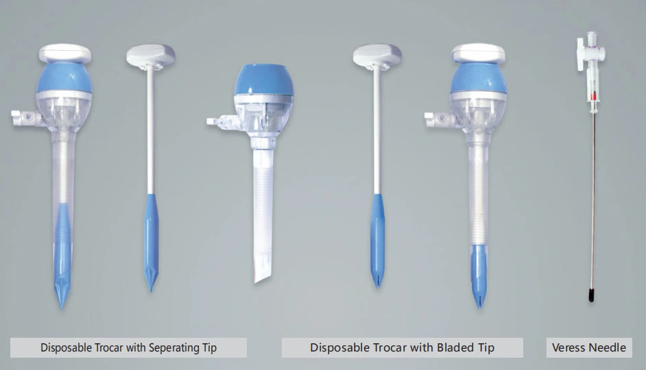 Disposable Laparoscopic Trocar with Multiple Surgical Instruments
