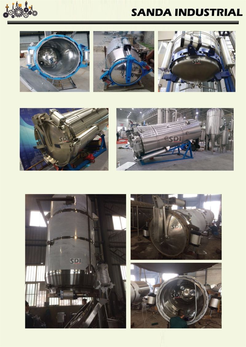 Multifunctional Stainless Steel Herbs Extractor Extraction Vessel Tank