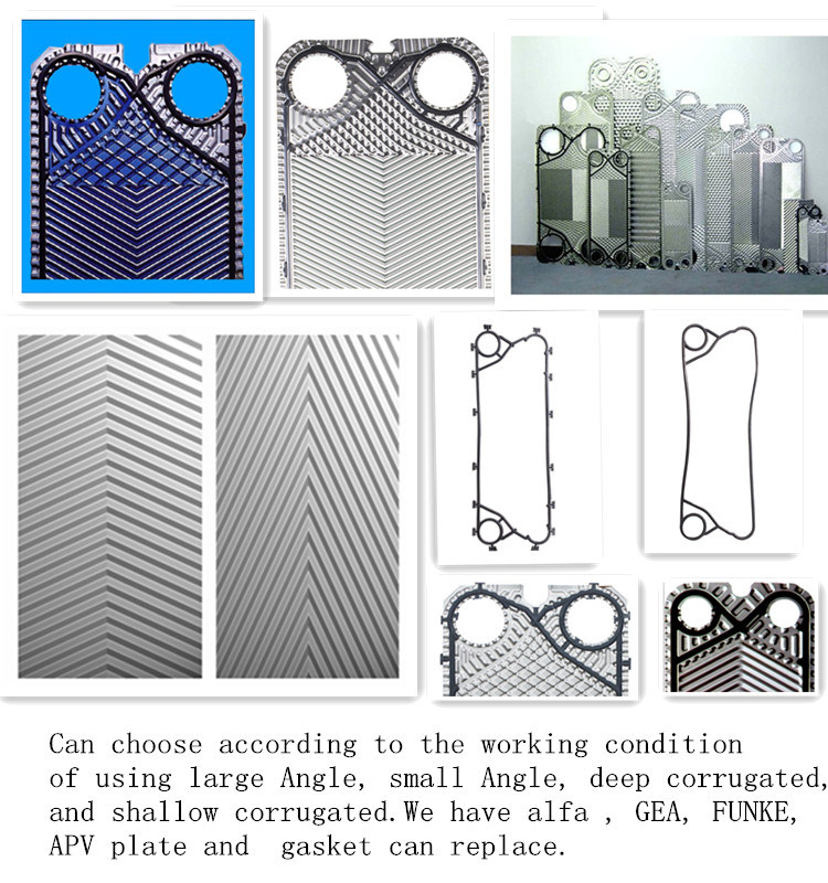 Plate Heat Exchanger Plate for Water to Water System (heat exchange station)