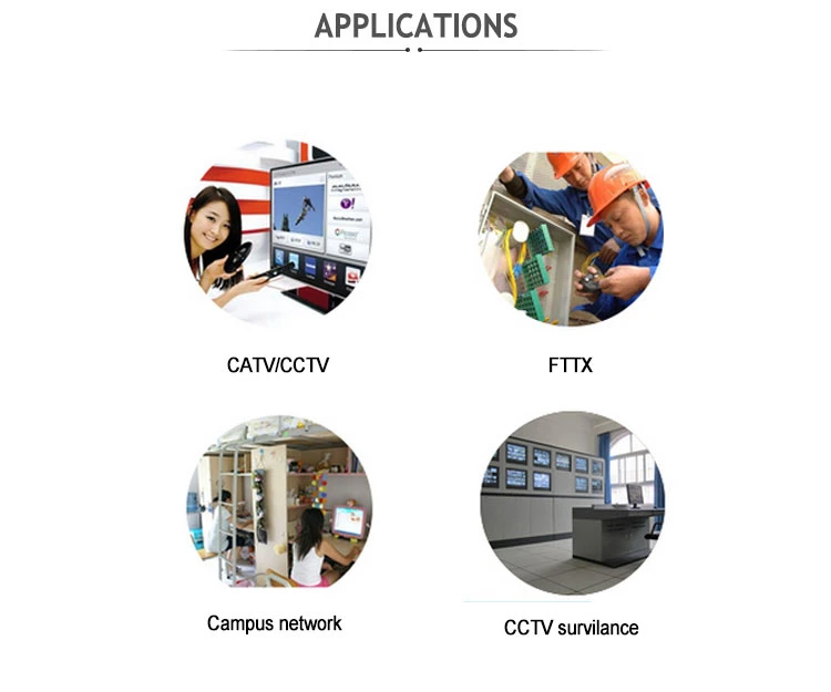 FTTH Fiber Optical Cable Receiver Converter for CATV Assemblies
