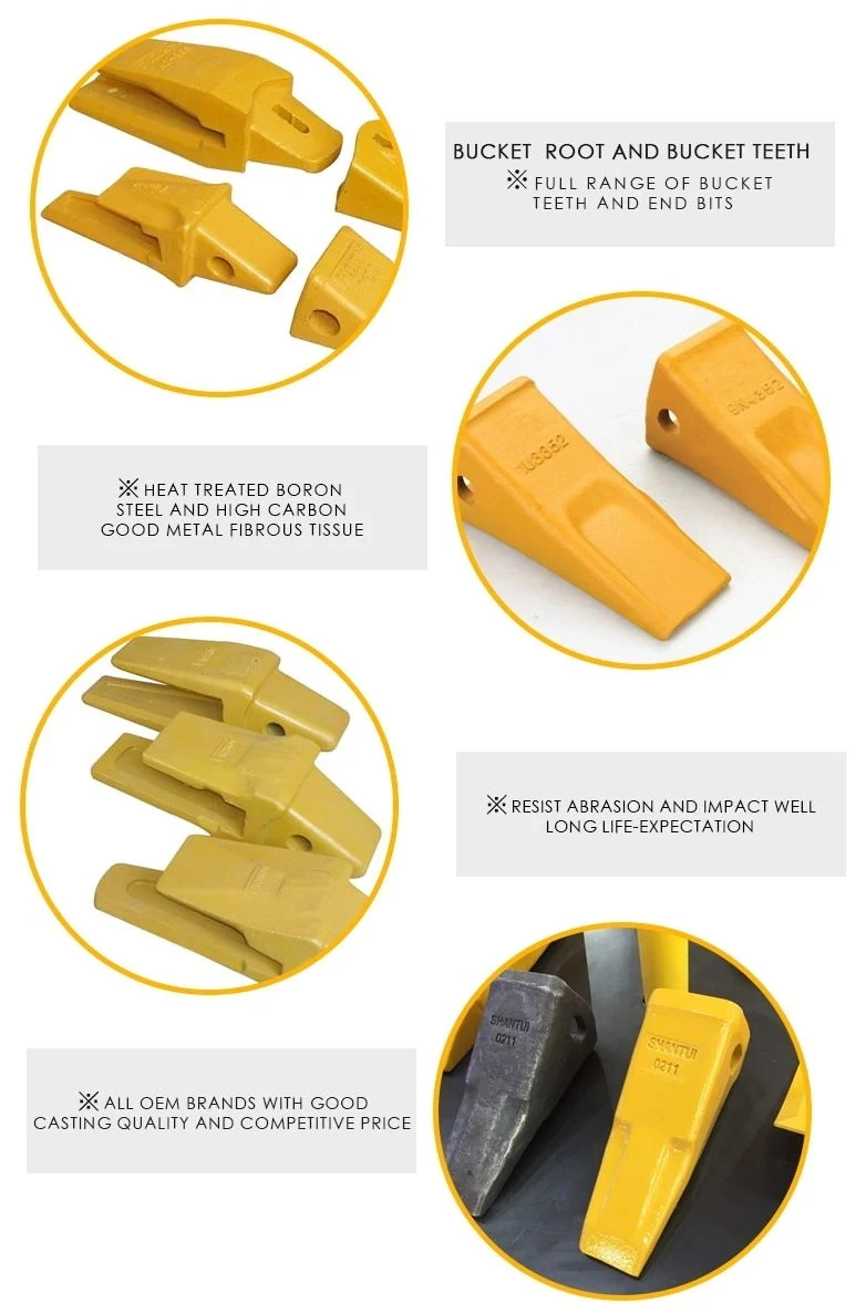 Excavator Parts Ground Engaging Tools Excavator Bucket Teeth Adapter