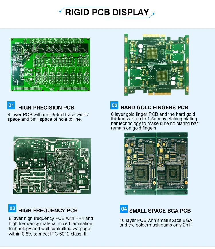 4 Layers PCB Circuit Board PCB Manufacturer with High Tg PCB Board