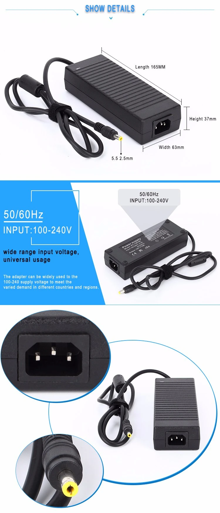 19V AC Power Adapter/AC DC adapter /laptop AC Adapter for Liteon