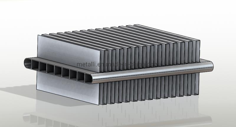 Aluminum Microchannel Tube with Fins