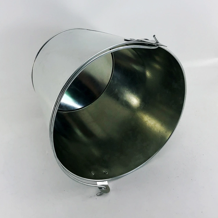 Cheap Custom Printing Galvanized Metal Beer Holder Zinc-Plated Metal Ice Bucket with Handle Bottle Opener