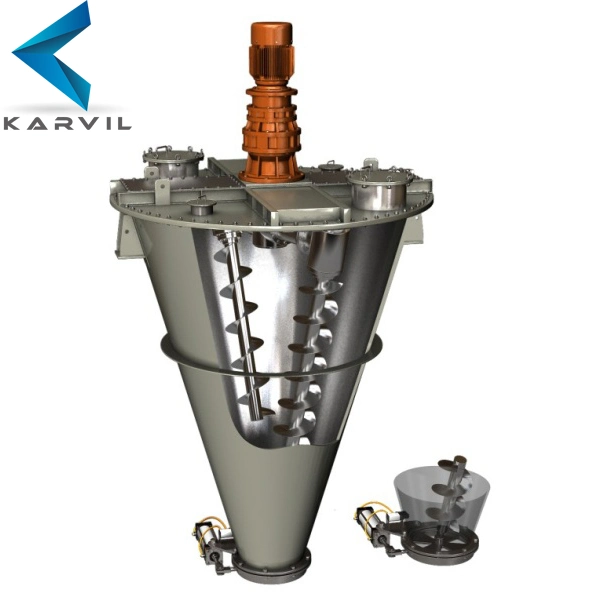 High-Efficiency Wh Series Double Screw Conical Mixer