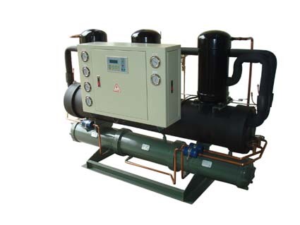 Water Cooled Water Chiller Screw Compressor Flooded Chiller