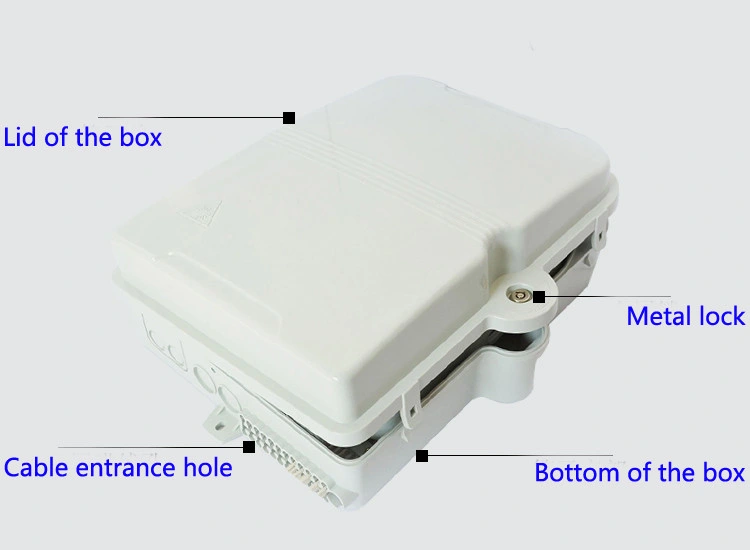 Outdoor Waterproof 16 Core Fiber Optic Splitter Box for Lgx Optical Splitter