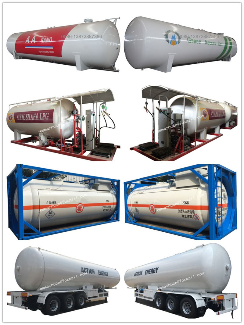 LPG Storage Tank 50m3 20cbm 10 Tons Liquied Petroleum Gas LPG Storage Tank Price