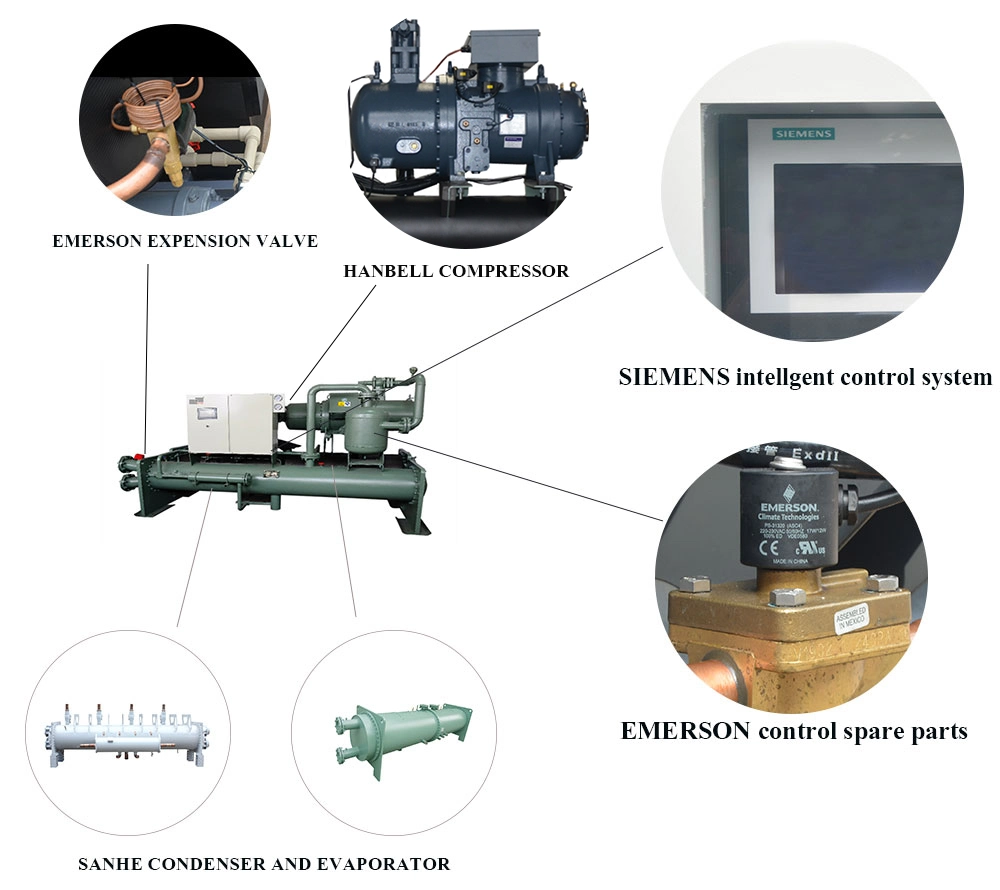 Water Cooled Screw Type Chiller Glycol Chiller Unit