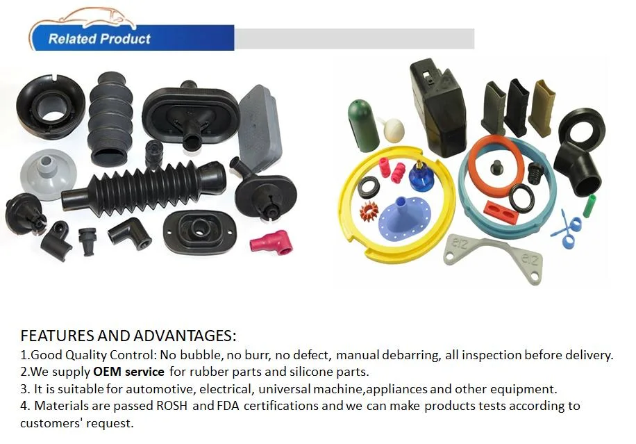 Auto Connector Silicone Rubbers Wire Harness and Connector Rubber Seals