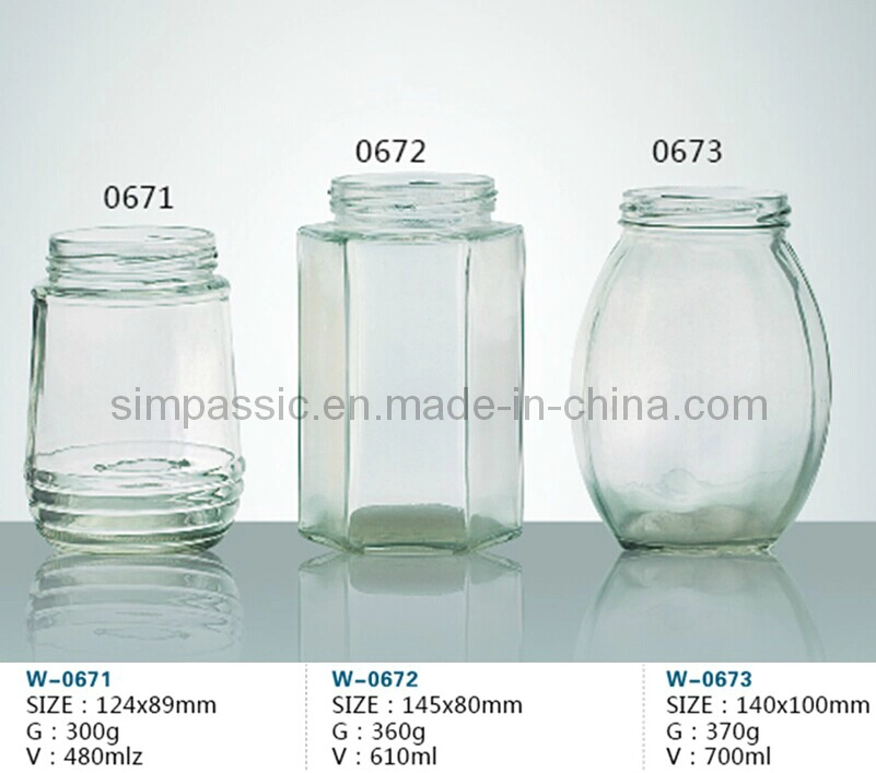 2000ml Airtight Glass Jars Food Container / Glass Jar with Sealing Top Lid