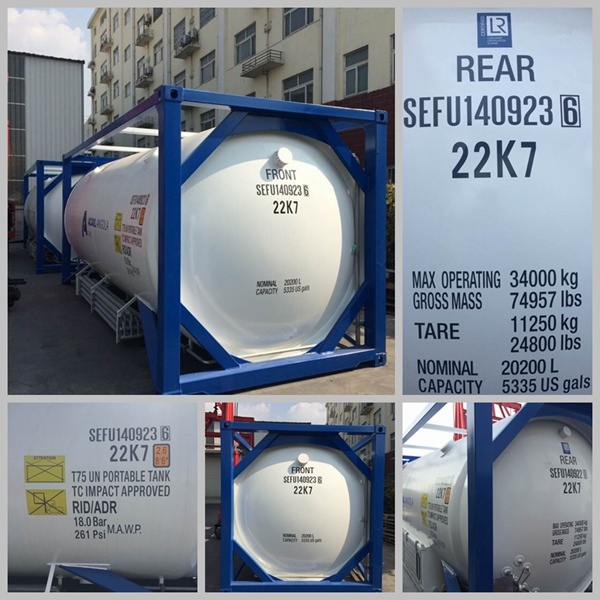 LPG ISO Tank Container Pressure Vessel Storage Tank