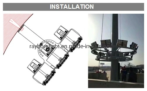 Module Design 130lm/W IP65 LED Tunnel Flood Light 200W Outdoor White Color Search Light