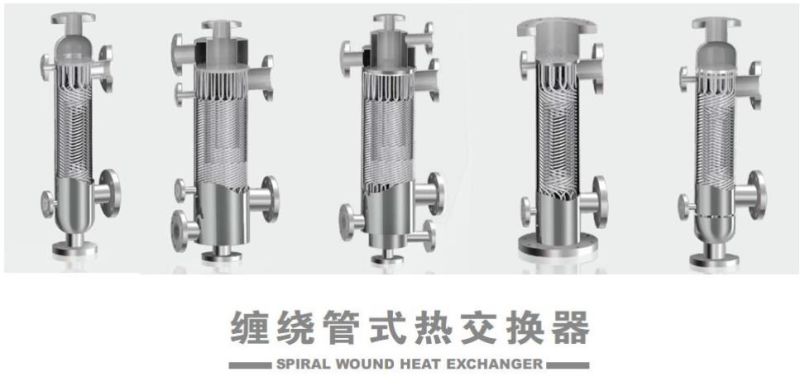 Ce&ASME Carbon Spiral Tube Type Heat Exchanger, Stainless Steel Spiral Heat Exchanger