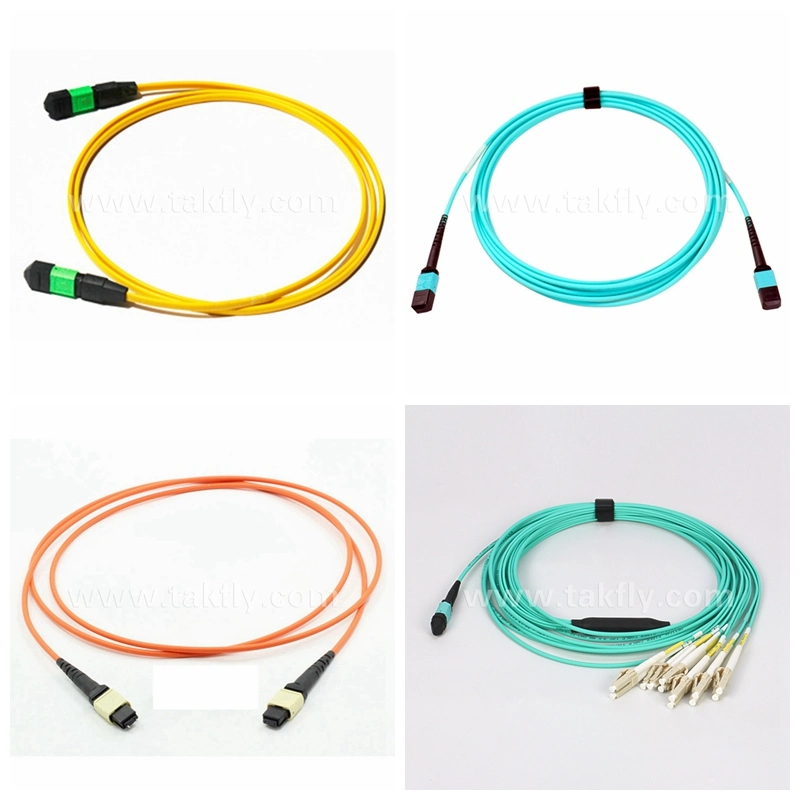 48 Cores MPO/MTP to LC Connector Trunk Cable Fiber Optic MPO Jumper