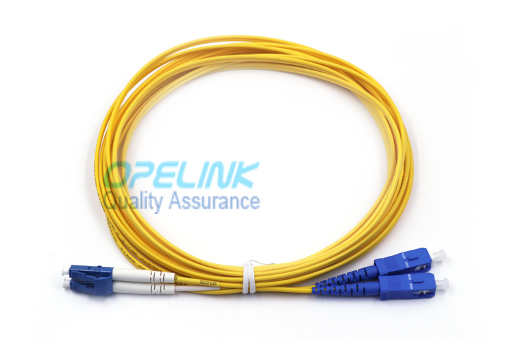 LC-Sc/Sc-LC 2.0mm Duplex Fiber Cable Sm Simplex 9/125 Fiber Optic Jumper