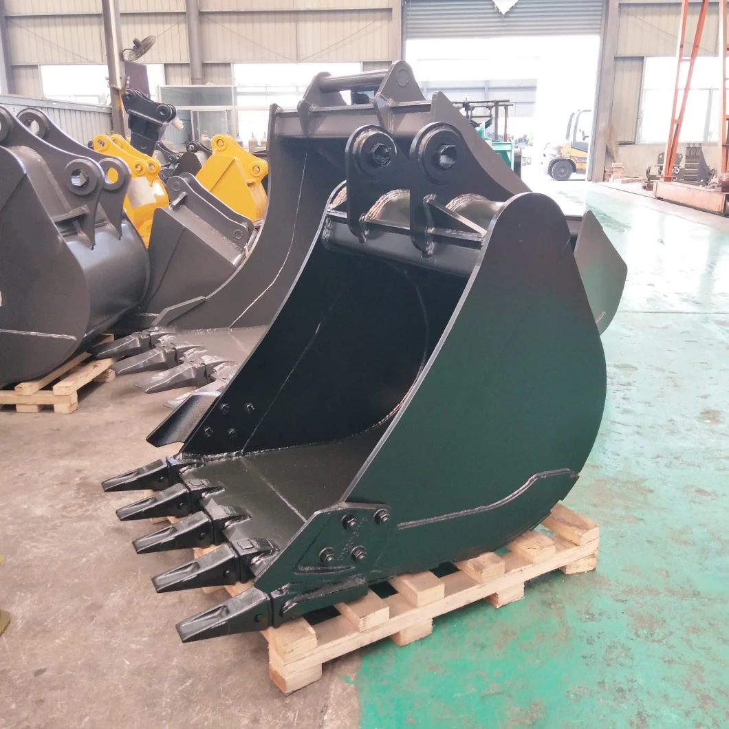 Sf China Manufacturer Hydraulic Excavator Bucket Digging Bucket with High Quality Alloy Bucket Tooth