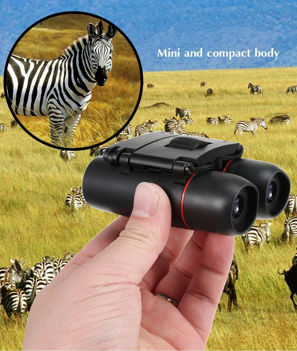 Long Range 30X60 Compact Zoom Binoculars Folding HD Powerful Mini Telescope