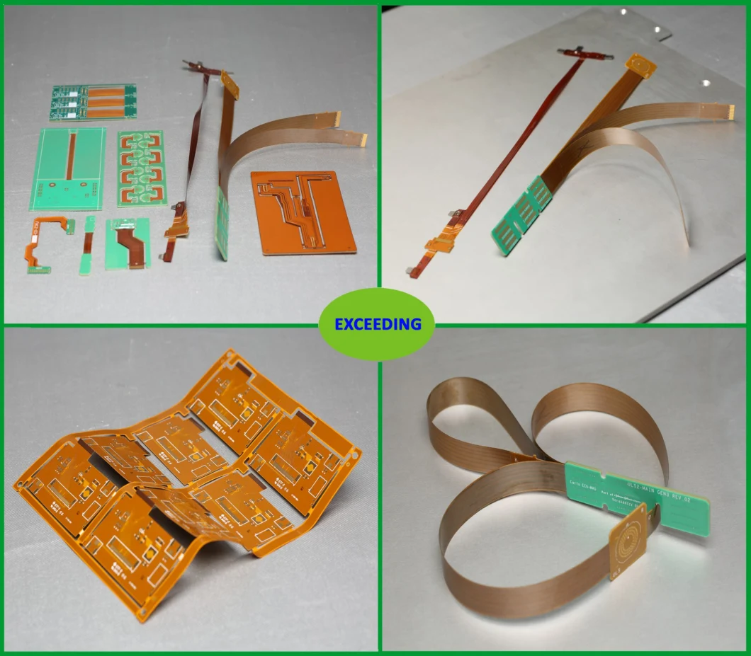 Multilayer Impedance Controlled Rigid Flex PCB FPC