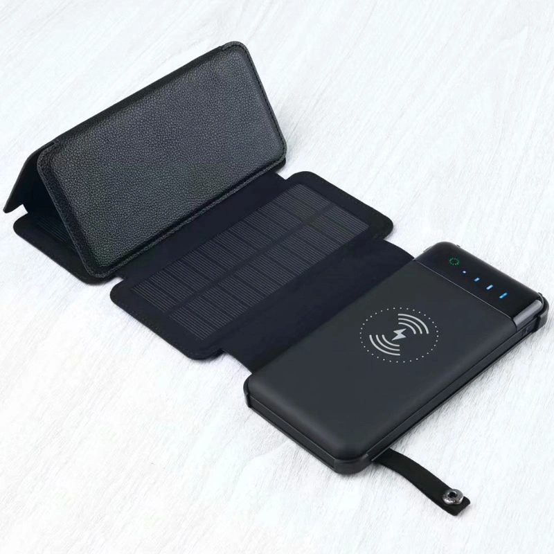 High Quality Solar Charger 10000mAh Waterproof Power Bank with Flashlight