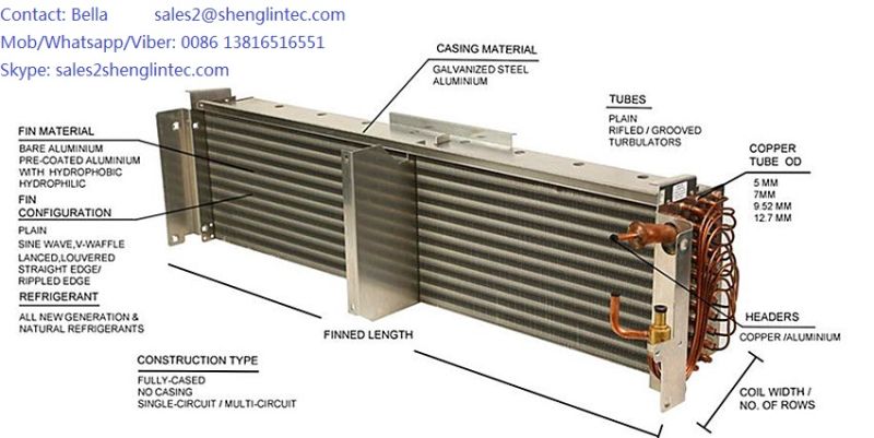 Copper Air to Water Heat Exchanger for Industrial Cooling
