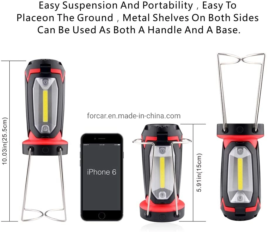 Outdoor Flood Light LED Camping Lantern Lights USB Rechargeable Lanterns Mini Flashlight Emergency Torch Night Light Tent Lamp for Camping Hiking