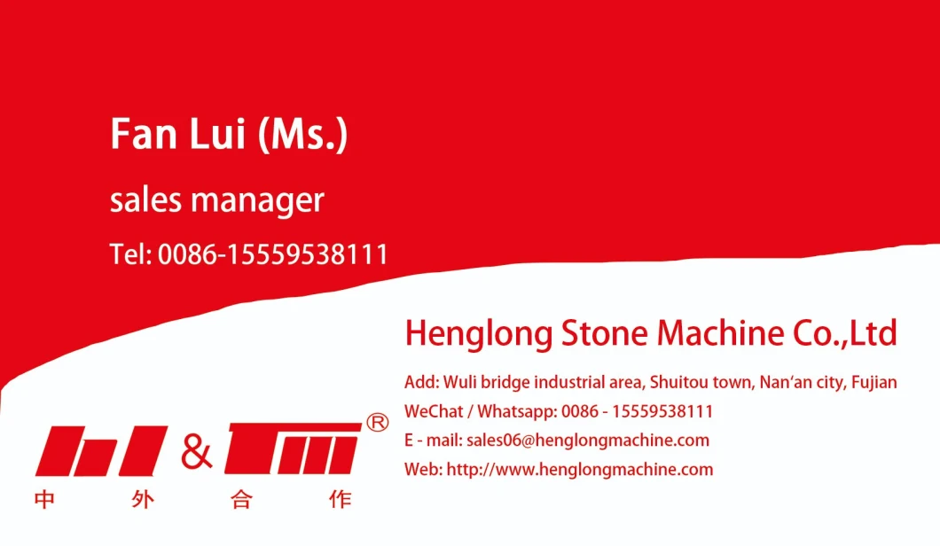 CNC Marble Stone Slab Line Cutting Machine Edge Cutter Process