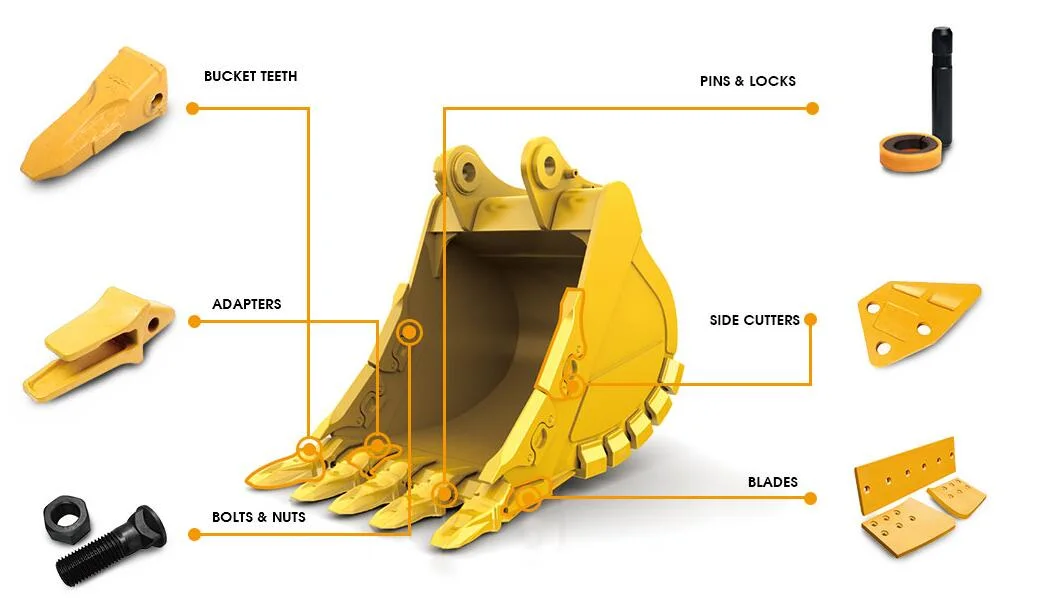 Kobelco Excavator Spare Parts Bucket Teeth (SK230)