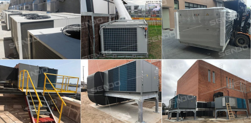 Economic Cycle Rooftop Packaged Unit Industrial Air Conditioner / Economizer