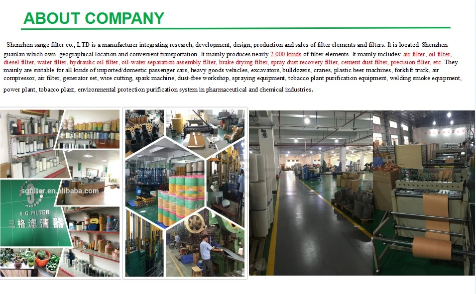 Factory Sale Replacement Mann Air Compressor Part Filter Part Air Oil Separator 4900050411 3221113307