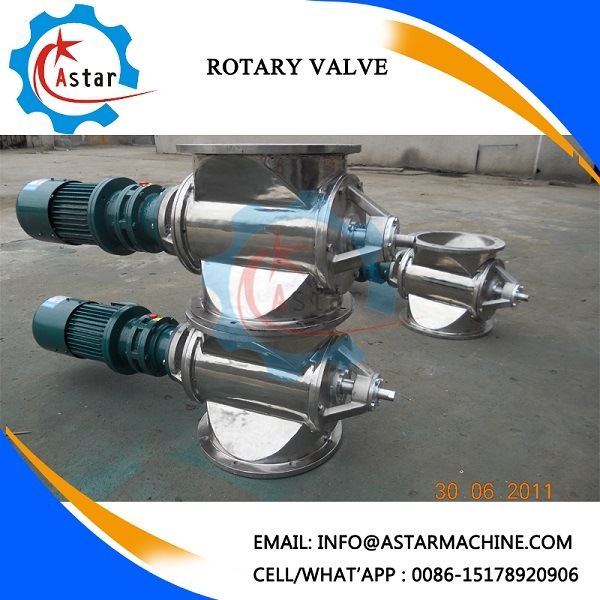 Round Shape Inlet and Outlet Air Lock Rotary Valve