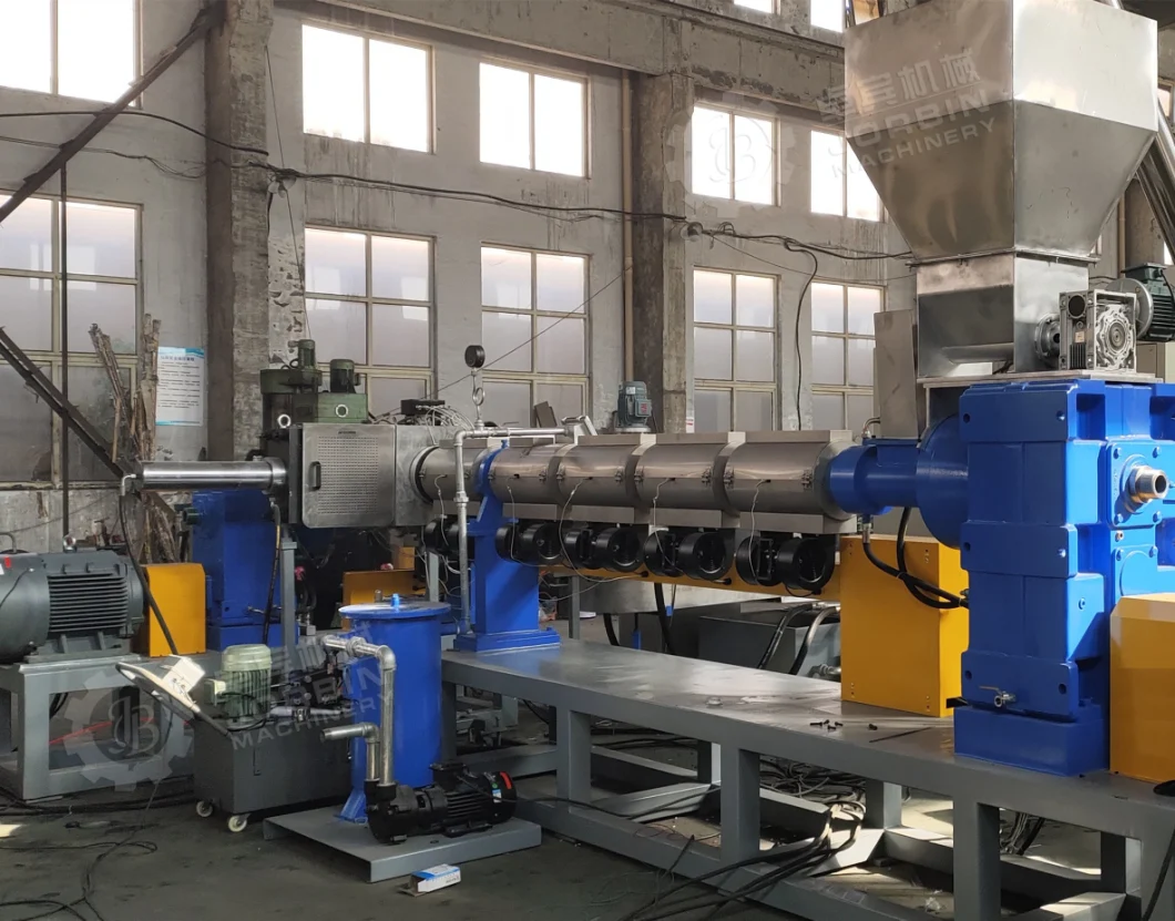 Full Automatic Rigid PE/PP Containers, Buckets Rigid Double Screw Extrusion Granules Making Machine