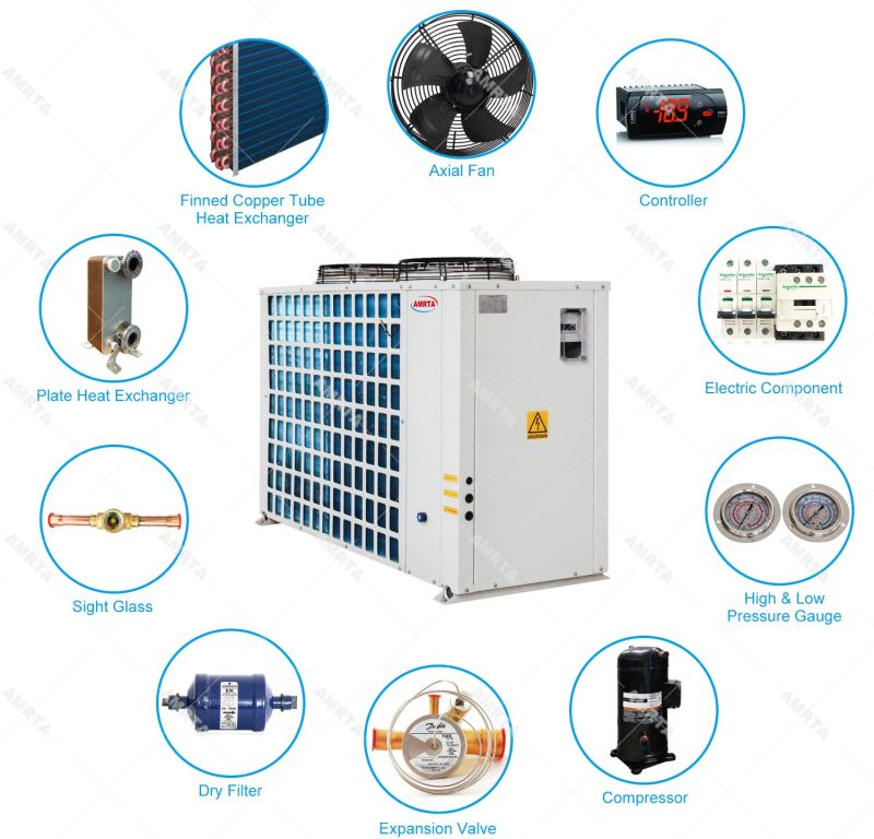 Popular Industrial Air Cooled Scroll Water Chiller for Extrusion