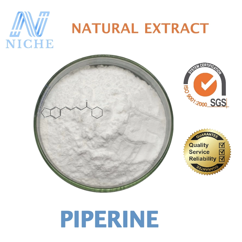 Natural Extract Antioxidant and Anti-Inflammatory Piperine for Weight Loss CAS: 94-62-2