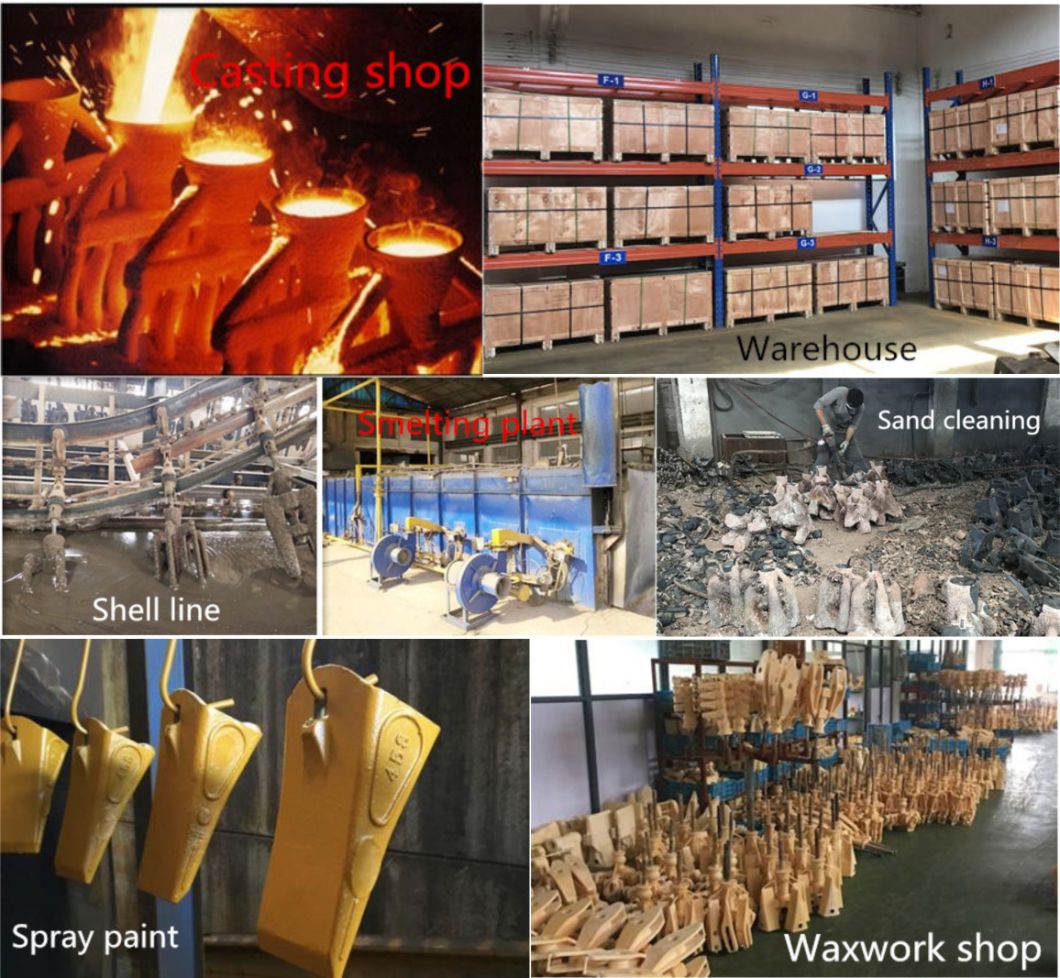 Bucket Mining Teeth Casting Construction Teeth and Adapters Loader Parts