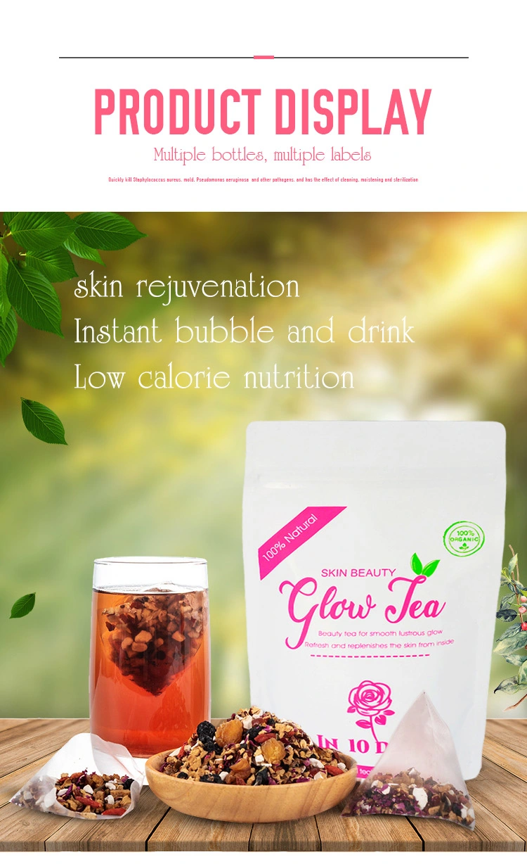 Herbal Skin Glow Tea Herbal Anti Aging Detox Beauty Good for Female Yoni Health
