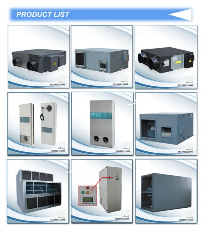 Cross Flow Heat Exchanger Air to Air Heat Exchanger Parts
