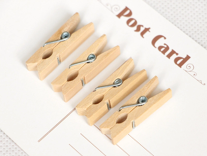 Photo Paper Clips Wooden Clip/Clamp, Wooden Household Clip Pegs